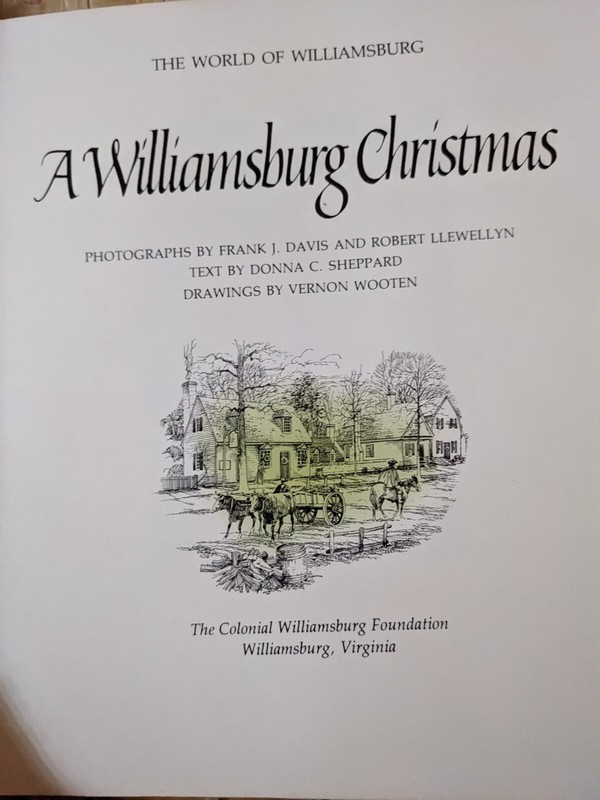 A Williamsburg Christmas 1980(The World of Williamsburg) - Paperback - VERY GOOD gallery