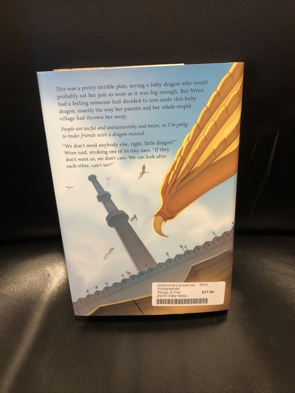 Dragonslayer Wings of Fire: Legends Tui T. Sutherland Hardcover Signed First gallery