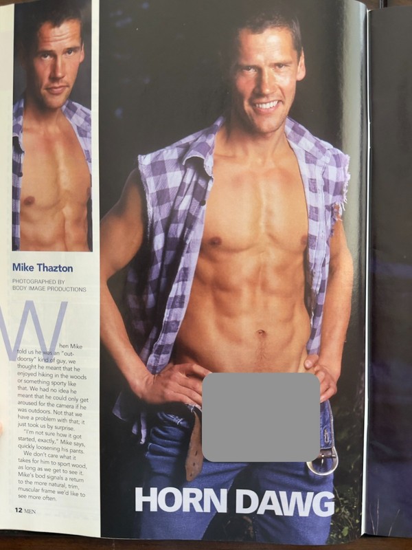 Advocate Men October 2004 Collector Item, nude males, gay fiction, Michael Crowe gallery
