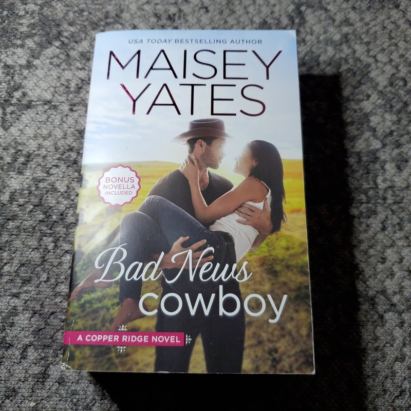 Bad News Cowboy Maisey Yates 2015 Copper Ridge Novel Romance HQN