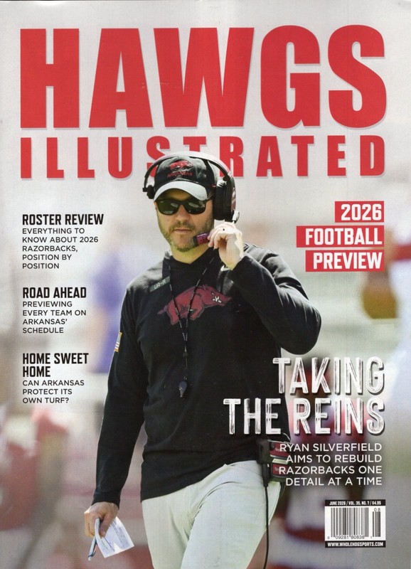 Hawgs Illustrated Magazine Arkansas Razorback 2026 Football Preview Silverfield