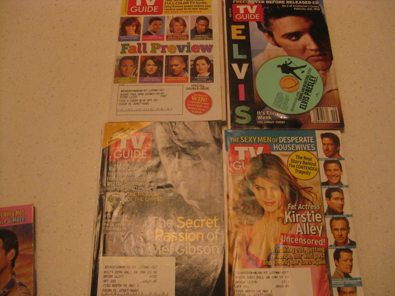 Lot of 13 TV Guides from 2005 gallery
