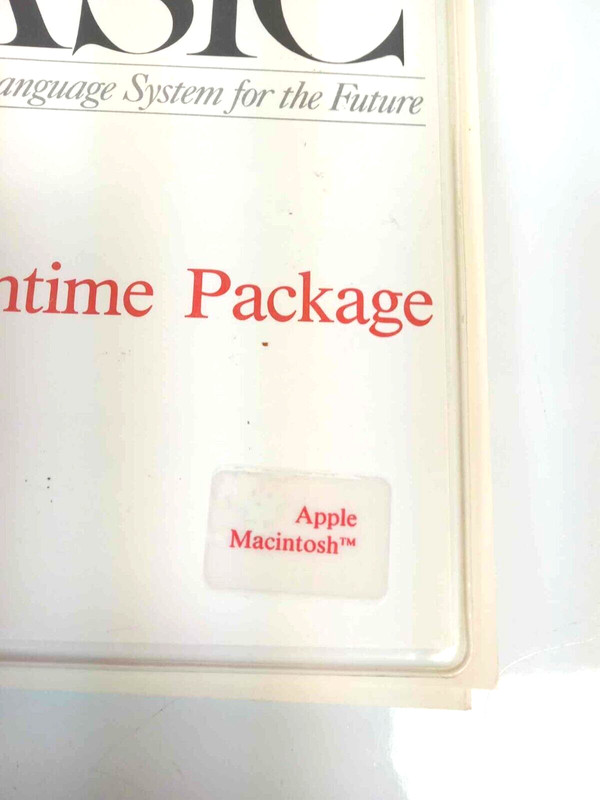 True Basic Apple Macintosh Version 2.0 Software Manuals User Guides 1988 No disc gallery