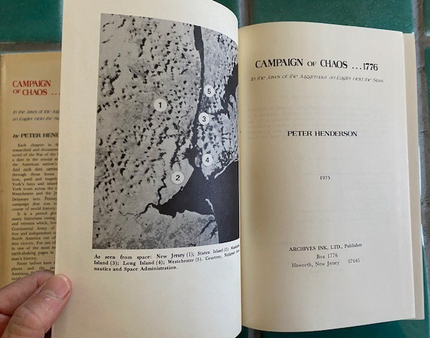 Campaign of Chaos ...1776 by Peter Henderson 1975 first limited ed. HC DJ gallery