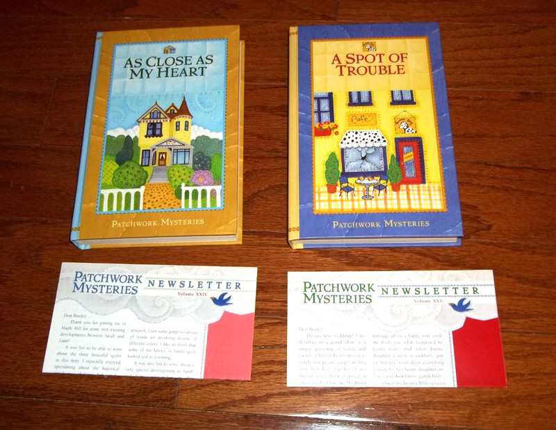 Guideposts Patchwork Mysteries Books 12-25 lot of 14 - inc 13 newsletters - HC gallery
