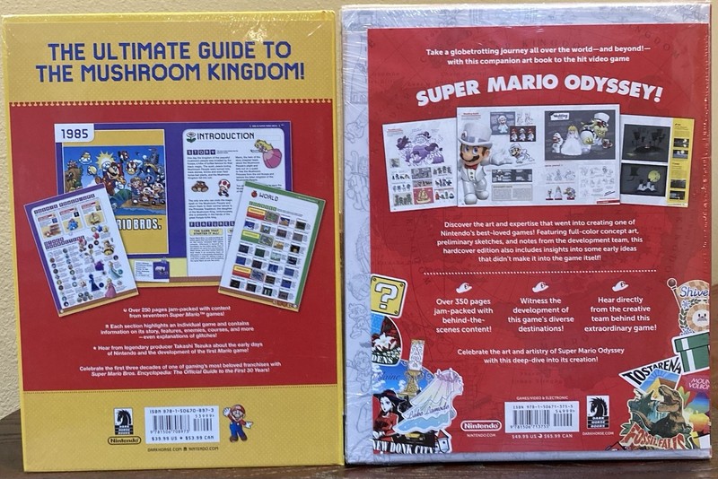 Super Mario Bros. Encyclopedia & Super Mario Odyssey Art Books gallery
