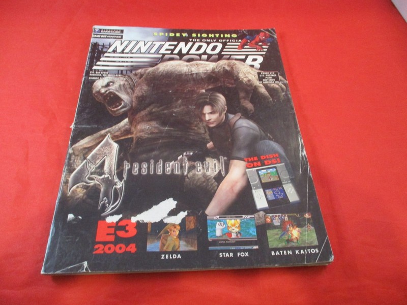 Nintendo Power Volume 182 Resident Evil 4 Cover w/Attached Spider-Man 2 Poster