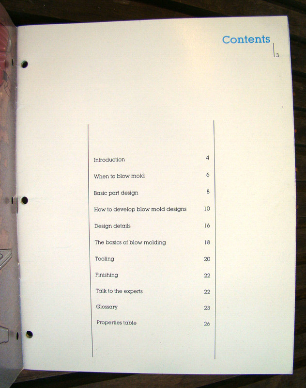 The Design Book ~1980s~ General Electric Blow Molding Engineering Thermoplastics gallery