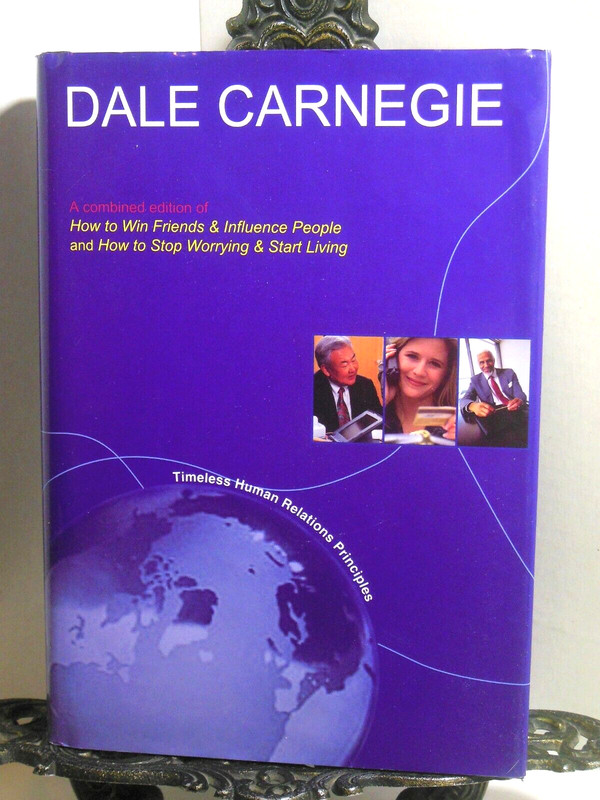 DALE CARNEGIE How To Win Friends Influence AND Stop Worrying 2:1 IN ONE VOLUME