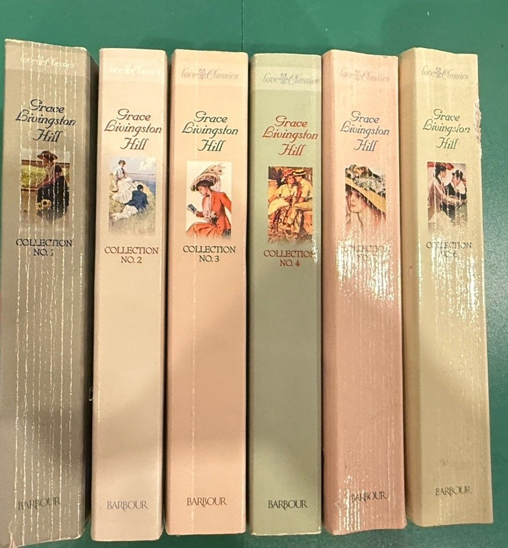 Grace Livingston Hill Collection Vol 1-6 Barbour. 4 Novels In Each Vol Paper