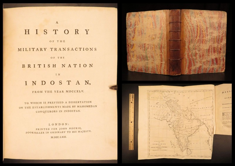 1763 – British Military in India – Orme | Huge Maps, British East India Company