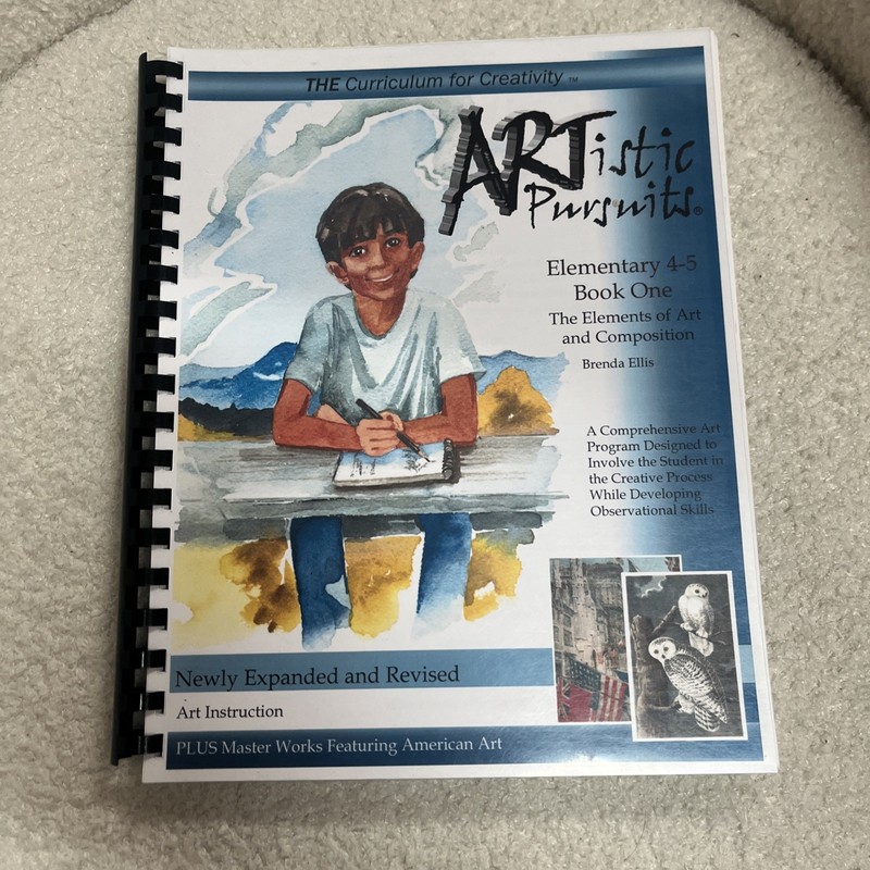 ARTistic Pursuits Elementary 4-5 Books One and Two The Elements of Art