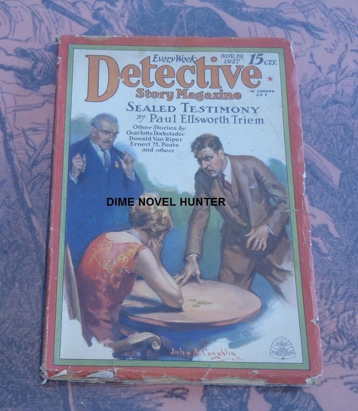 DETECTIVE STORY MAGAZINE NOVEMBER 19 1927 PULP SEE VIDEO DESCRIPTION & TITLE PAG