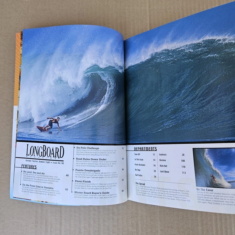 Longboard Magazine Lot of 4 - 2005 Dale Velzy Remembered Board Buyers Guide gallery