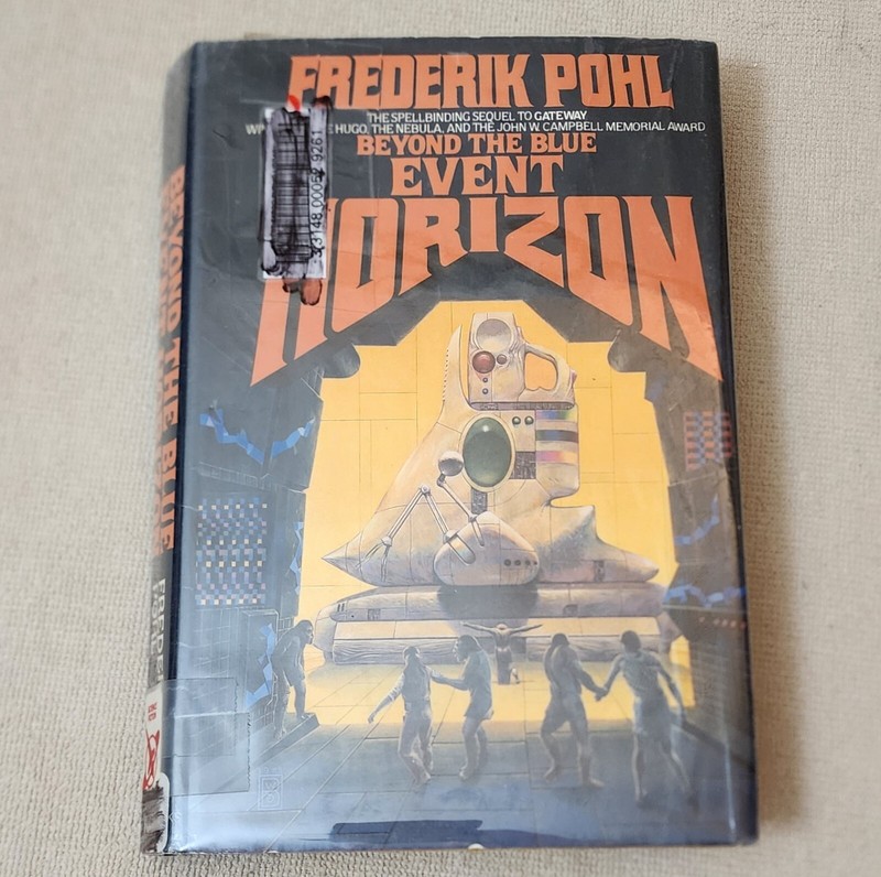 Beyond the Blue Event Horizon Frederik Pohl 1980 HCDJ 1st Edition Print ex lib