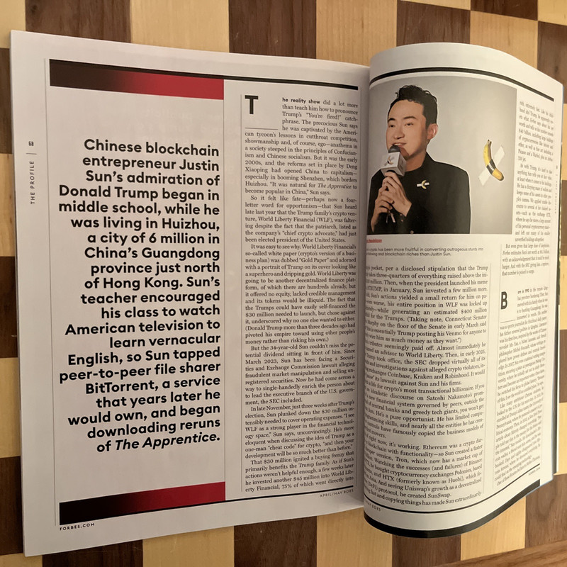 FORBES MAGAZINE-2025-THE WORLD'S BILLIONAIRES - with Mailing Label Removed gallery