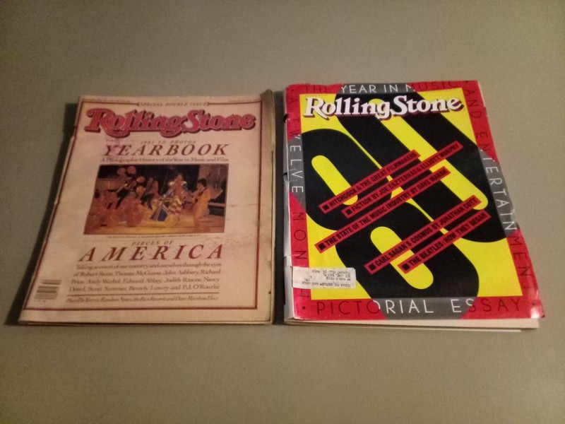 Rolling Stone Mag. Pair. 12/25/80 Year In Music. 12/24/81 Year in Music and Film gallery