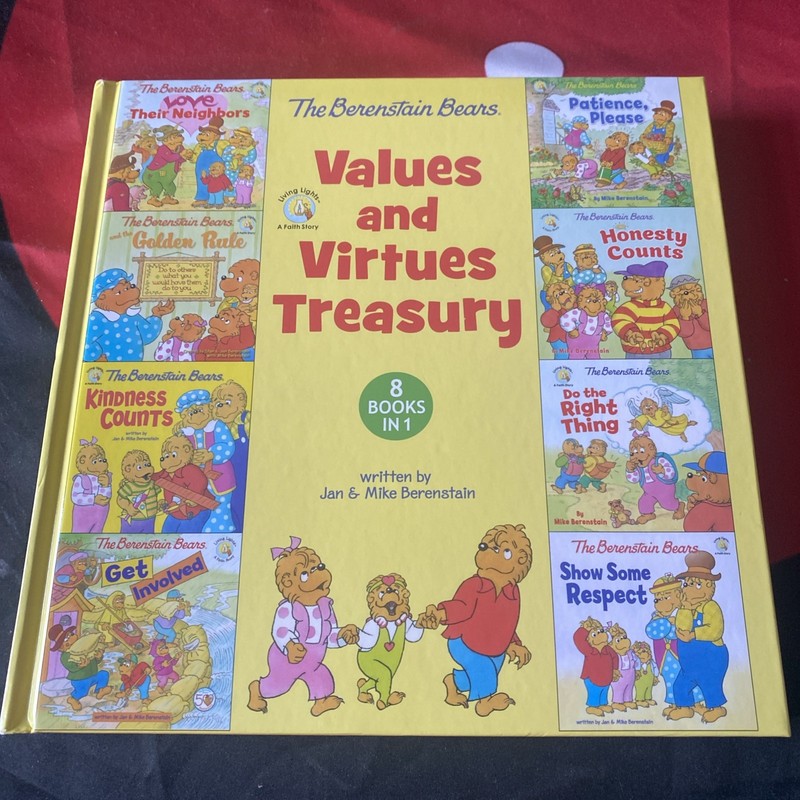 *KIDS* Berenstain Bears ✝️ Values & Virtues: 8 In 1 (2021, Hard Book)