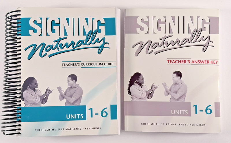 Signing Naturally Units 1–6 ASL Teacher Curriculum & Answer Key Set