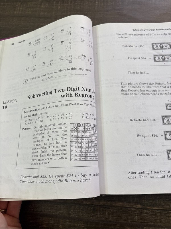Saxon Math 54 2nd Edition Home Study Paperback gallery
