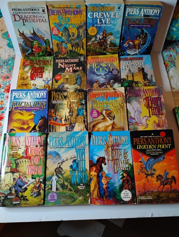piers anthony xanth lot Of 28, Very Good, Good,Fair Condition,Read Description