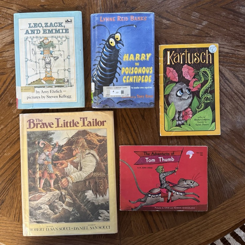 Lot of 5 Vintage Children’s Books Various Authors Classic Stories ￼