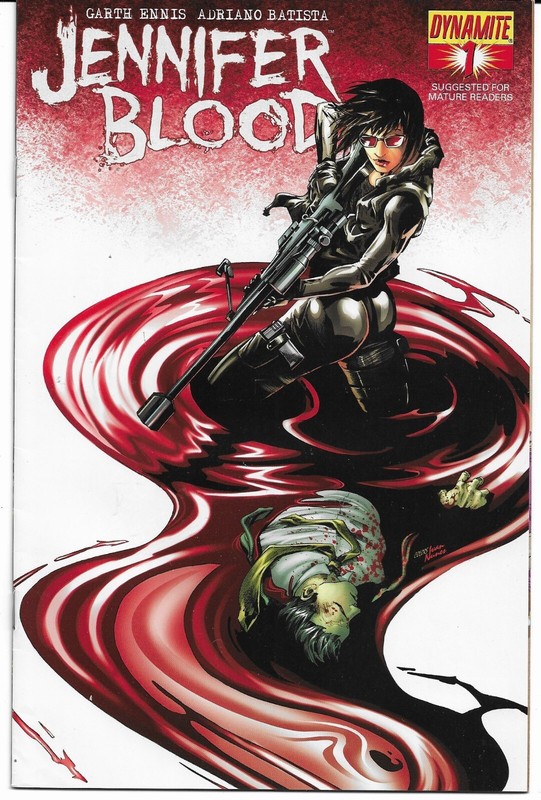 JENNIFER BLOOD – Vol. 1 #01 (2011) Variant Cover ‘B’ (1-in-10) by JONATHAN LAU