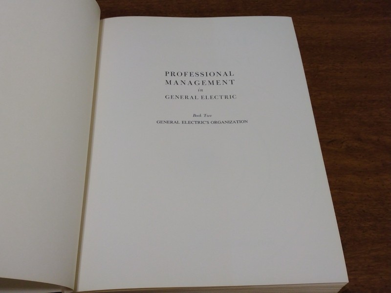 General Electric Co Professional Management In General Electric 3 VoL 1st Ed gallery