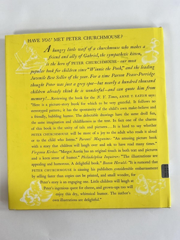 Vintage Gabriel Churchkitten Margot Austin E P Dutton Yellow HC DJ 1966 USA gallery