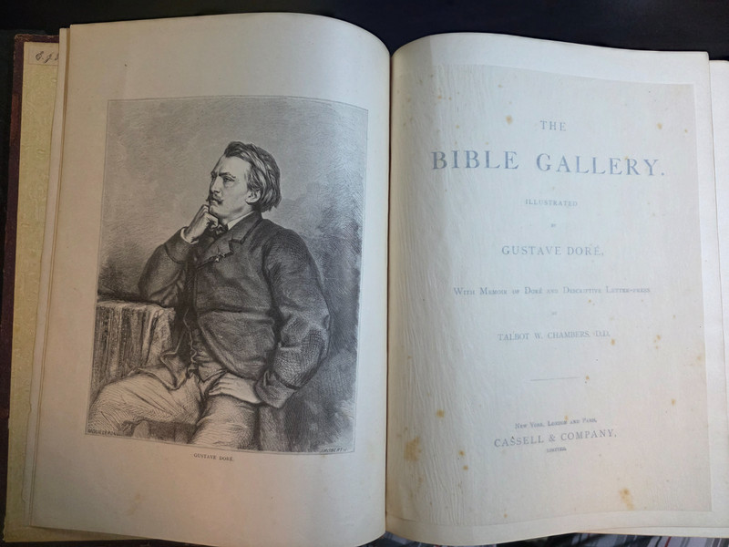 1880 Bible Gallery, Illustrated By Gustave Dore, Cassell Publishing -Folio Sized gallery