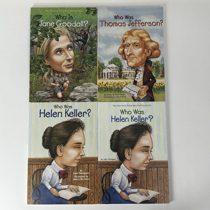 Who Is? Who Was? What Is? Lot of 13 Books, Ford, Franklin, Keller, Columbus Good gallery
