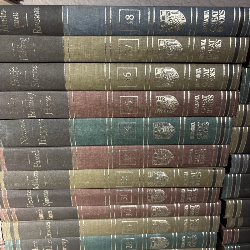 Britannica Great Books Of The Western World 1-54 Complete Set Copyright 1952 gallery