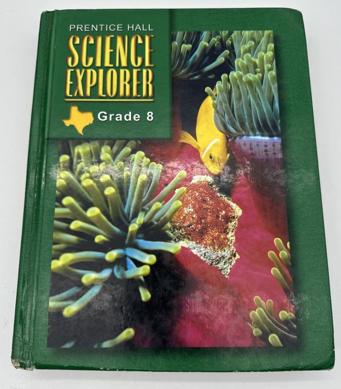 Science Explorer Grade 8 Texas Edition Miaoulis Padilla Cyr 2002 HC Acceptable