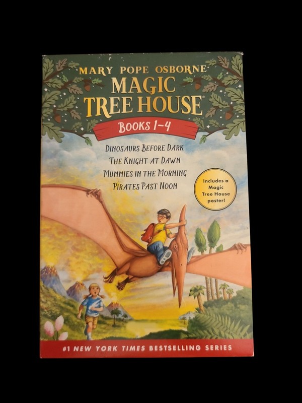 Magic Tree House Box Set Books 1-4 With Poster by Mary Pope Osborne