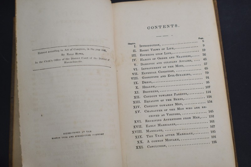 1851 Advice to Young Ladies on their Duties and Conduct in Life by TS ARTHUR gallery