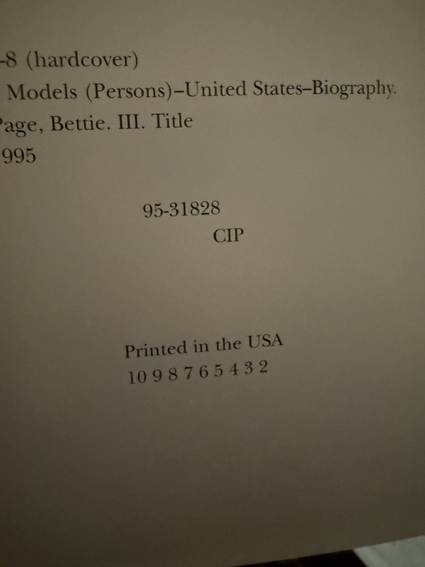 Bettie Page Signed Life Of A Pinup Legend gallery