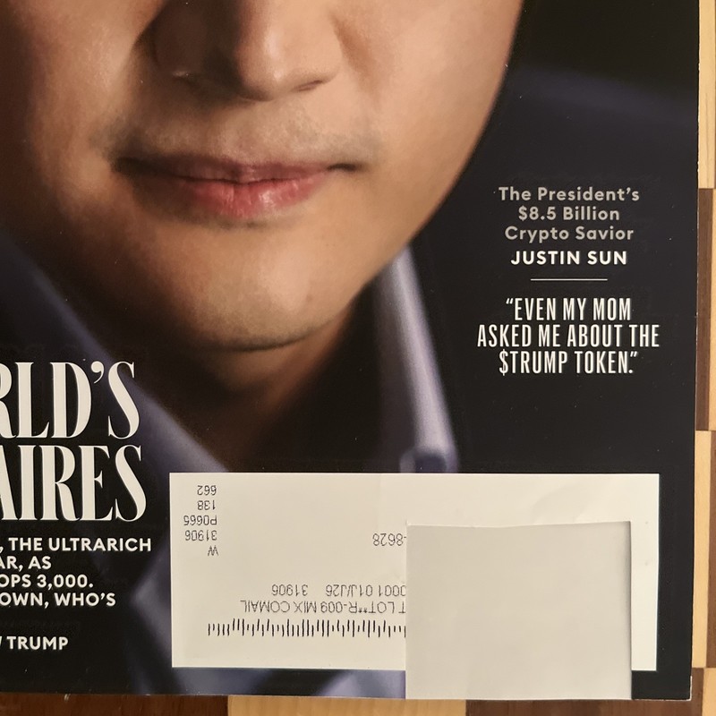 FORBES MAGAZINE-2025-THE WORLD'S BILLIONAIRES - with Mailing Label Removed gallery
