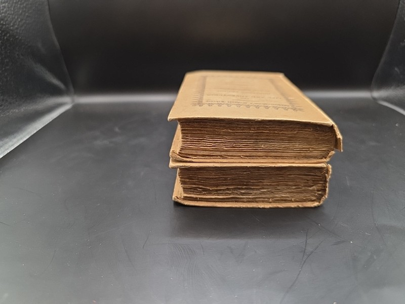1822 Robinson Crusoe 2 vo. *Original Paper Bindings* Unique Printing gallery
