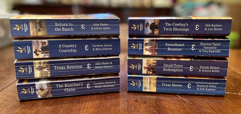 Love Inspired Western Collection Harlequin 2 in One Novels Lot of 8 Paperbacks