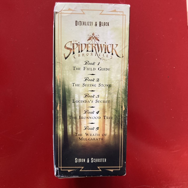 THE SPIDERWICK CHRONICLES BOOKS 1-5 IN SLIPCASE HARDBACK TONY DITERLIZZI gallery