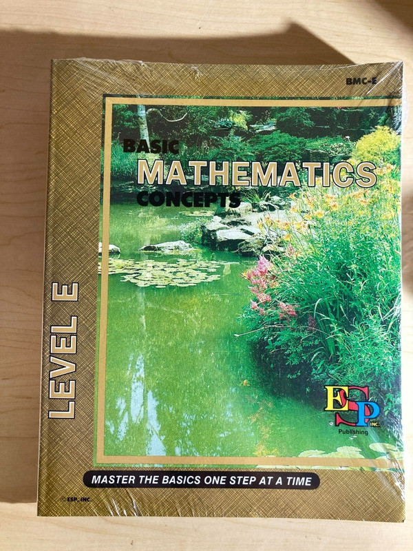 ^BASIC MATHEMATICS CONCEPTS: LEVEL «E» BY ESP INC – NEW FACTORY SEALED