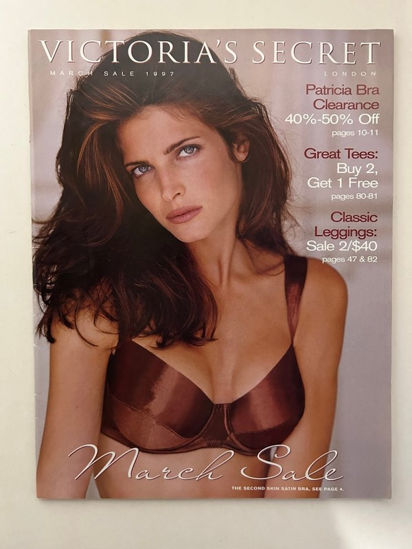 Victoria’s Secret London March Sale Catalog 1997 Lingerie Fashion Steph Seymour