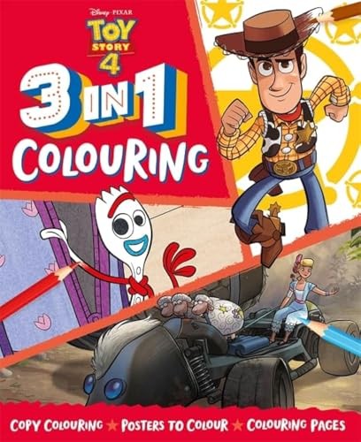 Disney Pixar Toy Story 4: 3-in-1 Colouring by Autumn Publishing Book The Fast