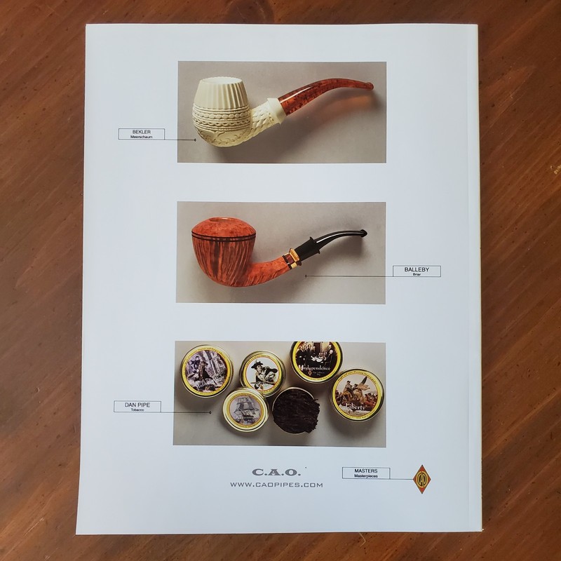 Pipes and Tobaccos Smoking Magazine VTG Summer 2003 Student Pipe Designs gallery
