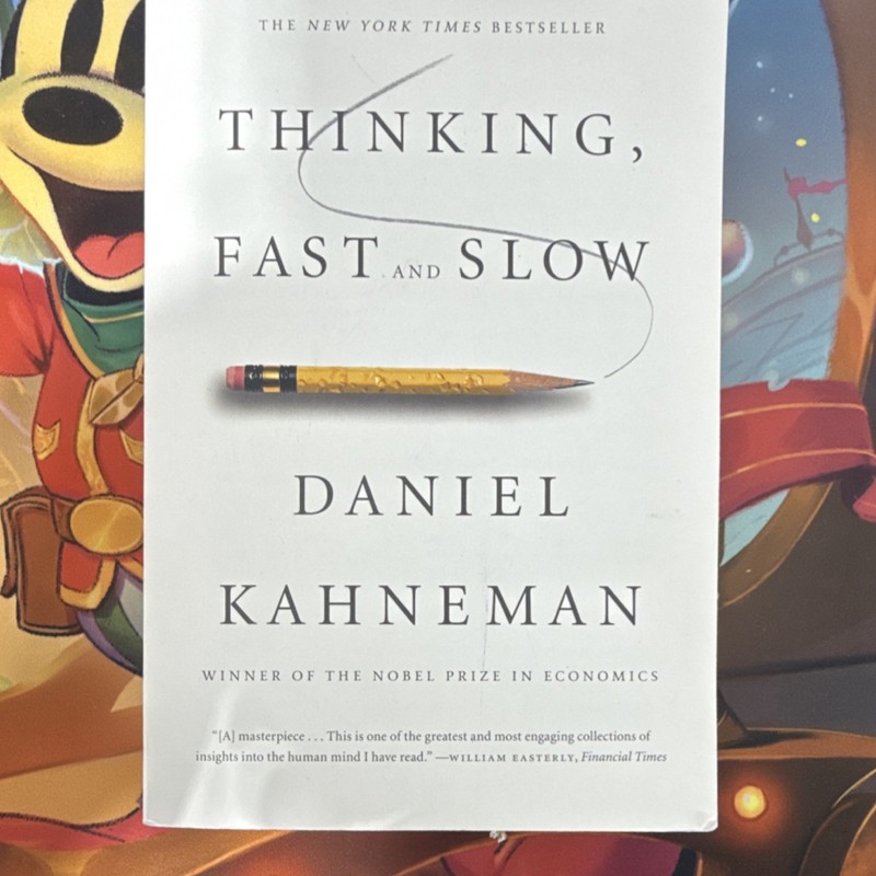 Daniel Kahneman Thinking, Fast and Slow Paperback English Decision-Making