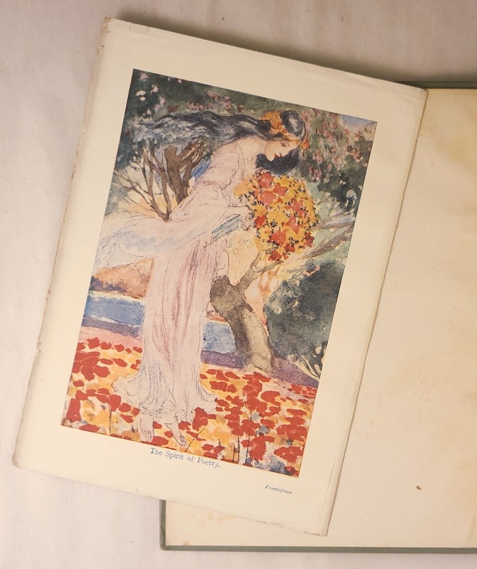 The Way of Poetry John Drinkwater 1920 VERY RARE Color Pictures 272 pages gallery