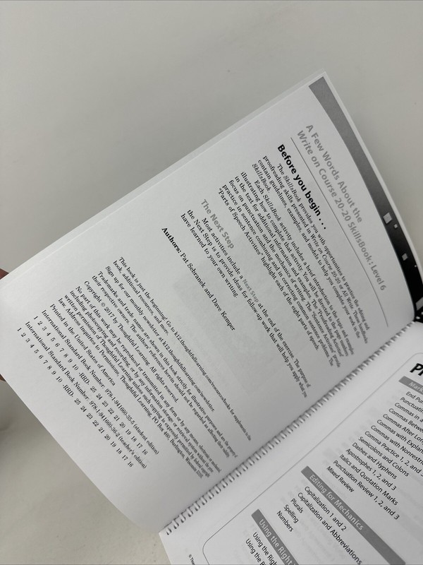 Write on Course 2020 : SkillsBook Teacher's Edition Grade 6 (2017, UNMARKED!) gallery