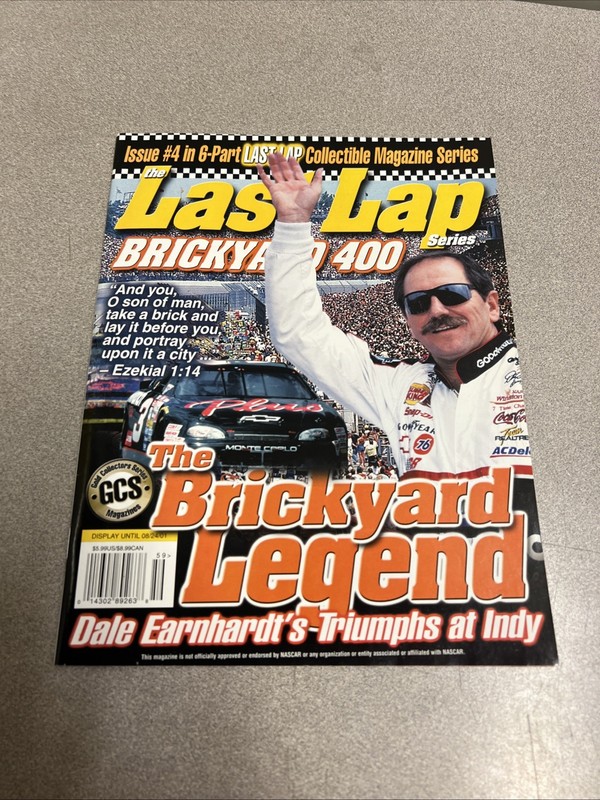Issue #4 in 6-Part Last Lap Collectible Magazine Series The Brickyard LegendF14D