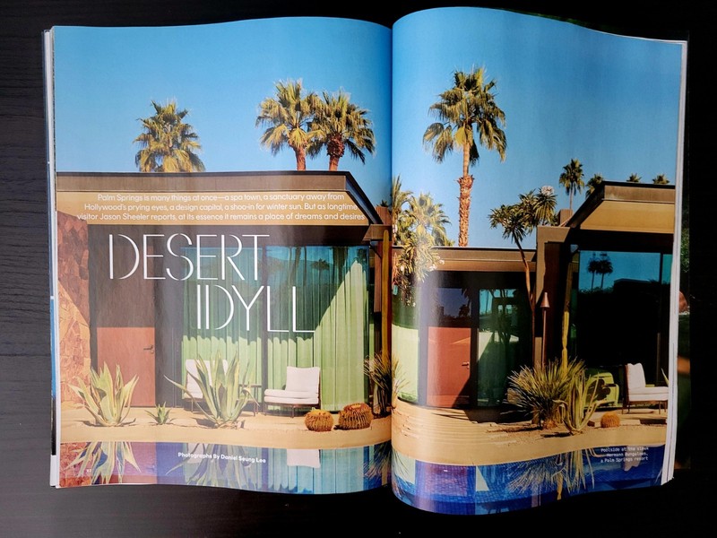 Conde Nast Traveler Magazine- Warm Welcomes in Palm Springs, Hokkaido & Swiss gallery