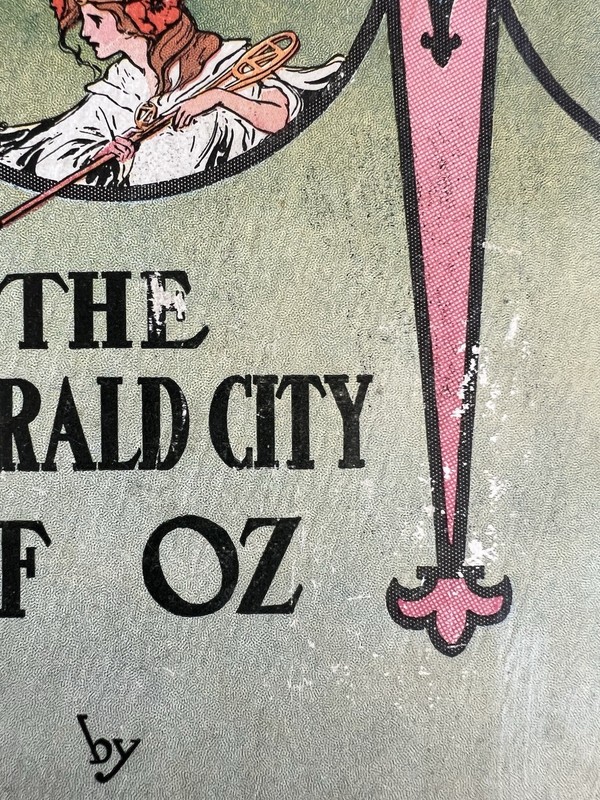 The Emerald City of Oz Frank Baum 1st Edition Later Print 12 Color Plates C1920s gallery